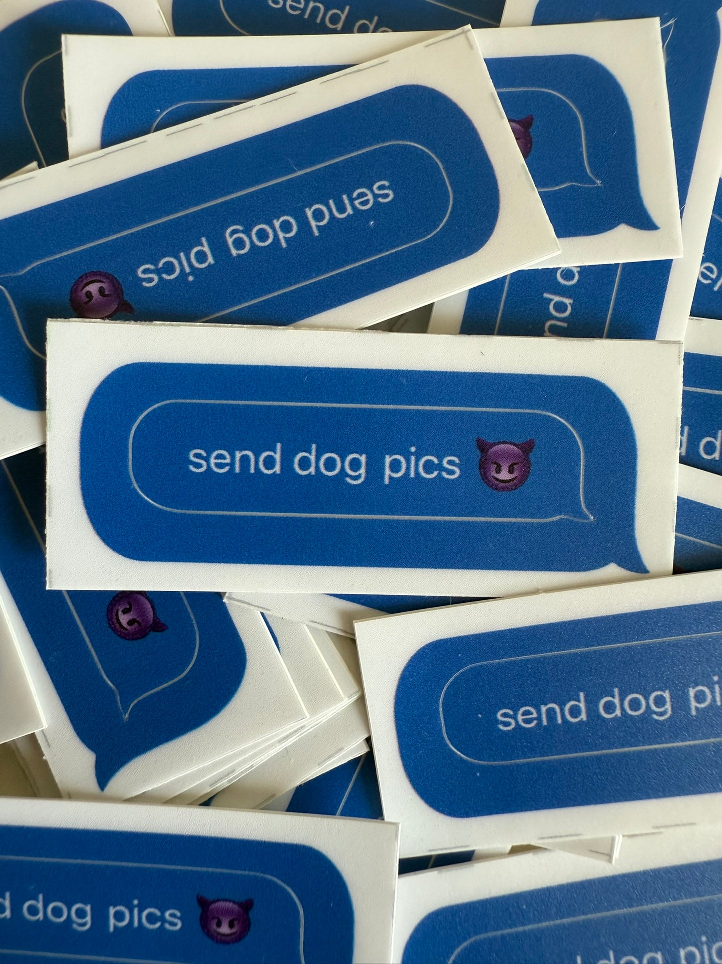 Sticker Send dog pics