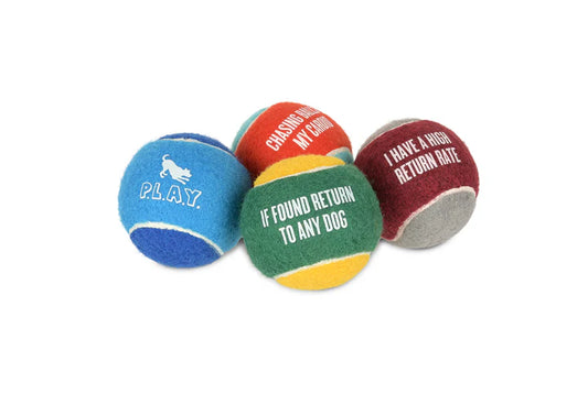 Balles de tennis pour chien