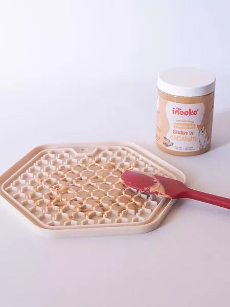 Beurre de cacahuĂštes pour chien
