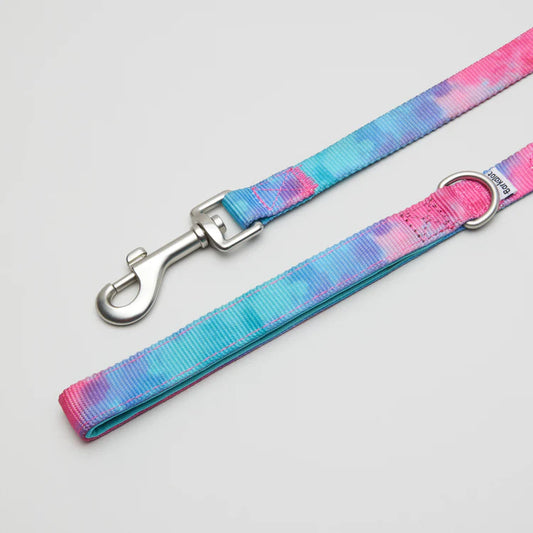 Laisse multicolore tie-dye