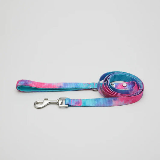 Laisse multicolore tie-dye