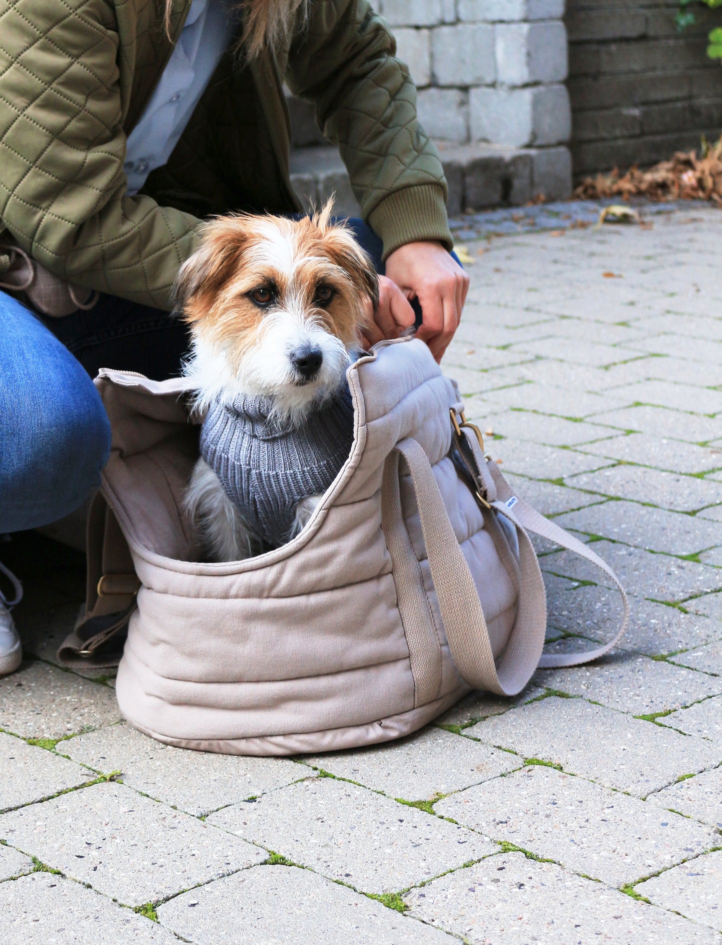 Sac de transport - sable foncé