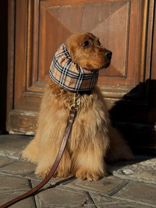 Snood imperméable - Beige tartan