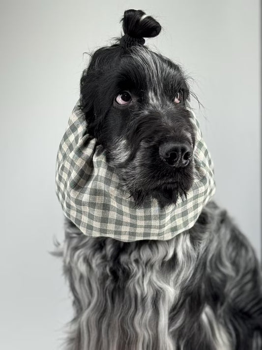Snood en lin - vert