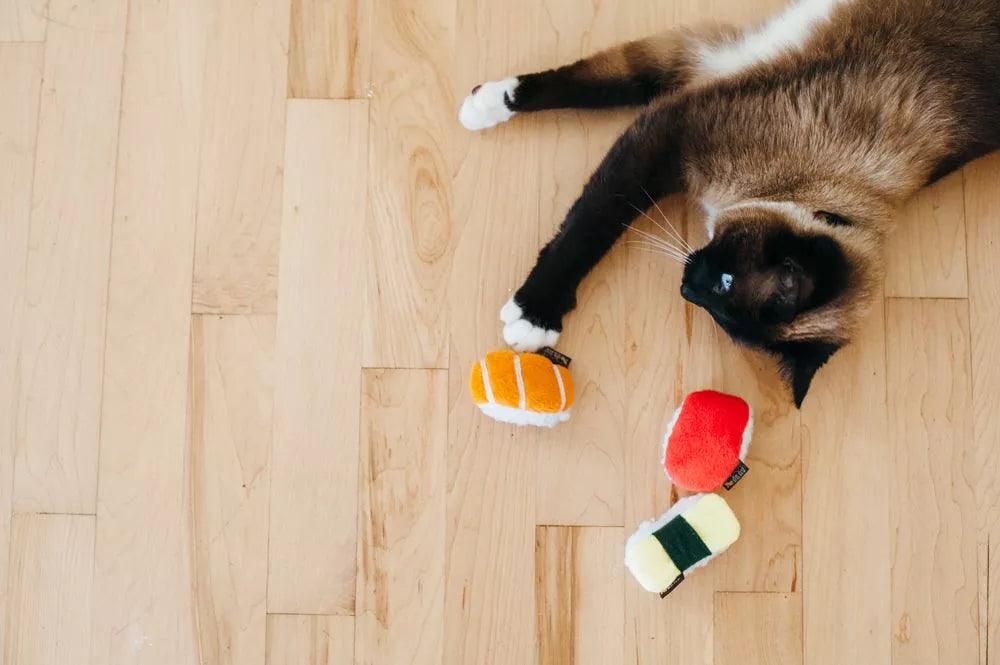 Jouet pour chat Trio de sushi