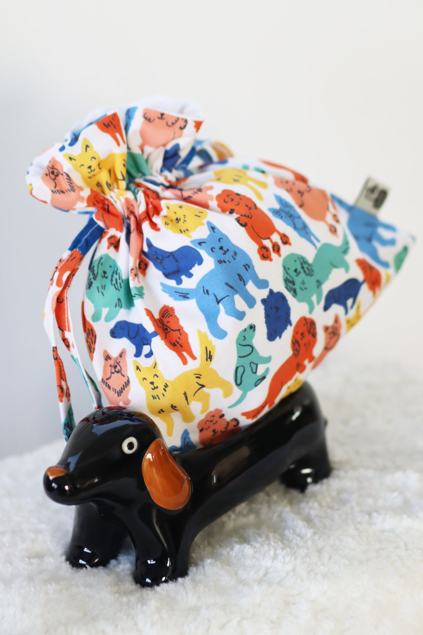 Pochon motif chiens