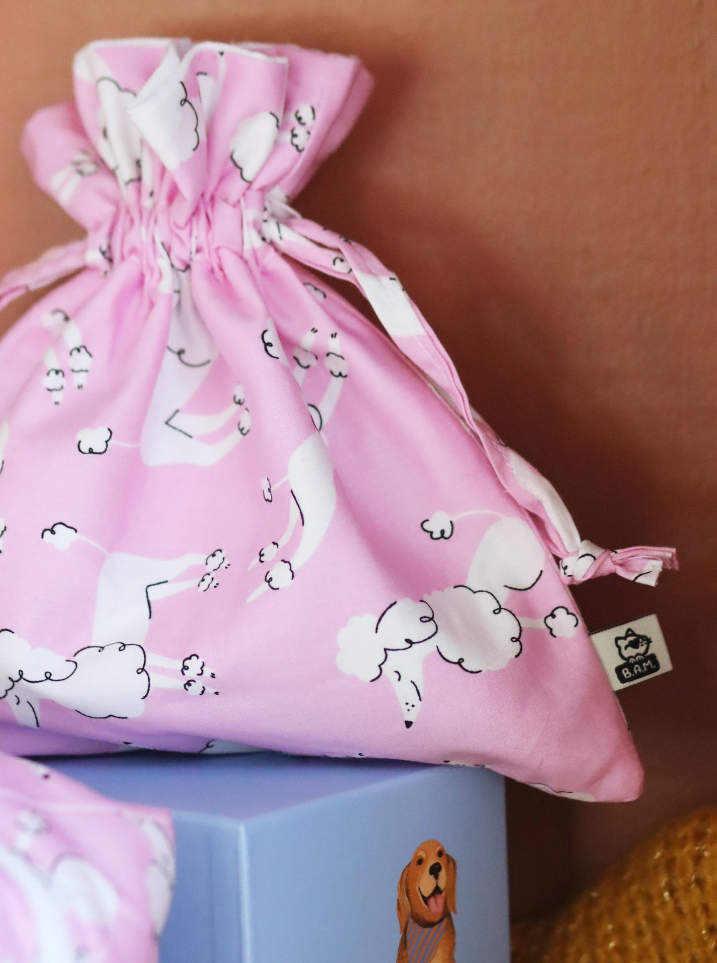 Pochon motif chiens