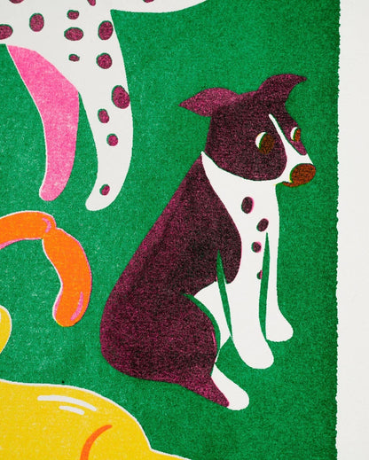 Impression Chiens A3