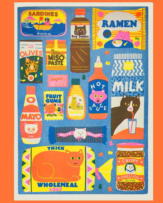 Impression de nourriture pour chat A3