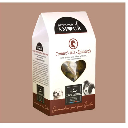 Biscuits pour chien au canard