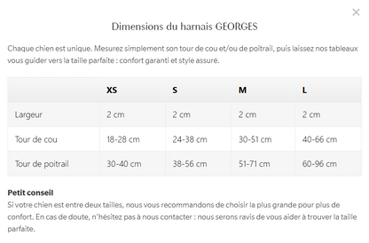 Harnais Georges - bordeaux