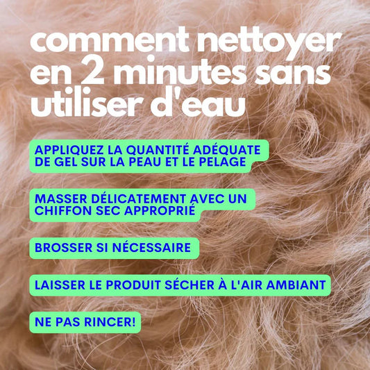 Gel nettoyant sans rinçage ONE TWO CLEAN
