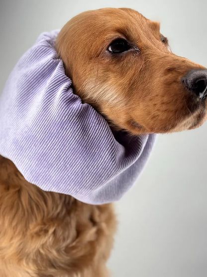 Snood en velours côtelé - Lilas