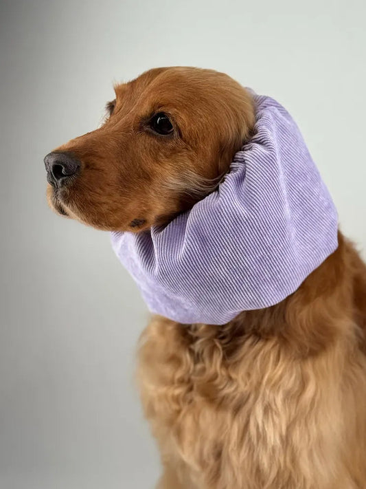 Snood en velours côtelé - Lilas