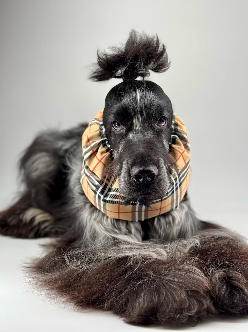 Snood imperméable - Beige tartan